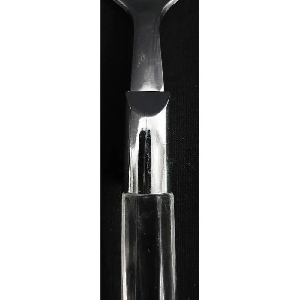 Hampton Silversmiths Stainless Flatware Clear Lucite Handle 32 Piece Set# 196